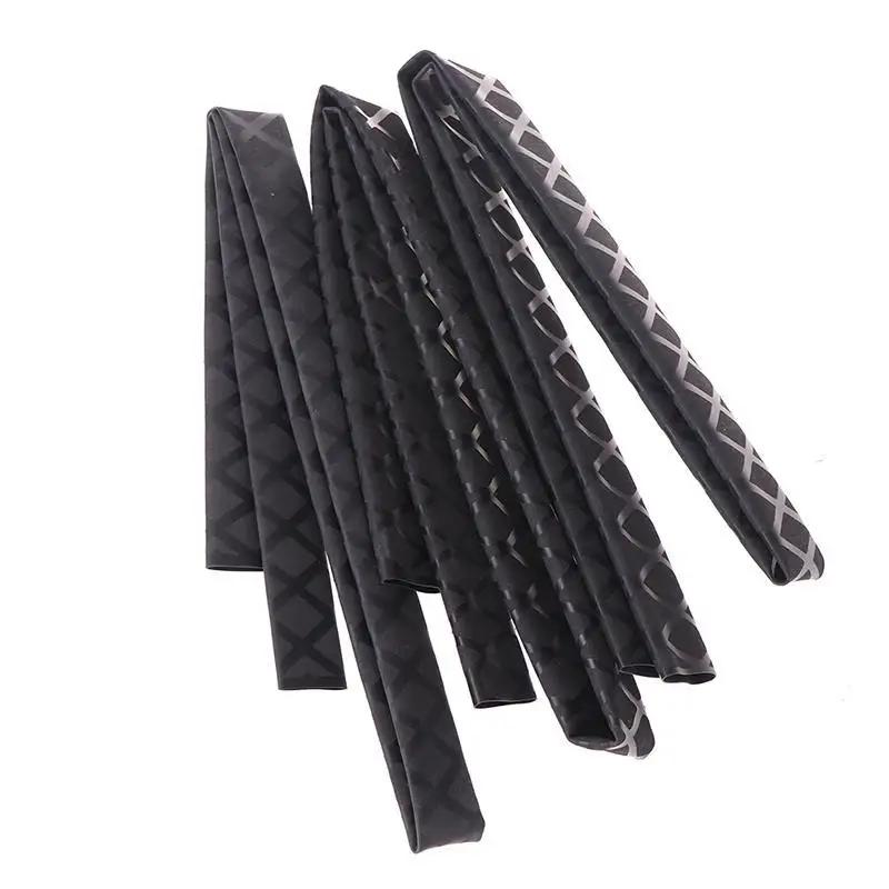 Нескользящая термоусадочная трубка для удочки/ракетки/велосипедной ручки/штатива своими руками черная 1 м 20/25/30/35/40/50 мм опционально