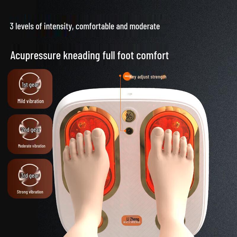Hezheng Electric Foot Massager Pad with Kneading & Heat