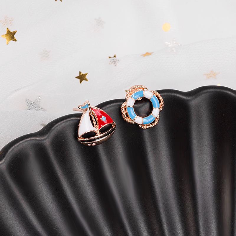 Asymmetrical Cartoon-Inspired Earrings: Poached Egg, Animal, Fruit, Strawberry, Milk, Hamburger