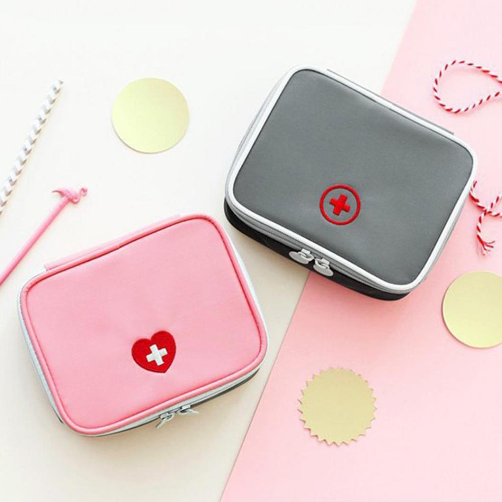 Mini Outdoor First Aid Kit Bag Travel Portable Medicine Organizer Emergency Kit