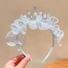 Crystal Children's Headdress Hair Accessories Crown Headband Crown Mesh Hair Hoop  Daily Life
