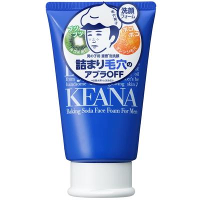 Keana Nadeshiko Пенка для умывания с пищевой содой для удаления загрязнений и черных точек с носа для мягкой кожи 100 г Мужчины, Поры, Кожное сало, Черные точки, Увлажненная, Кожа,