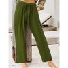 Women's Pant Summer Casual Pants Women Solid Colour Home Trousers