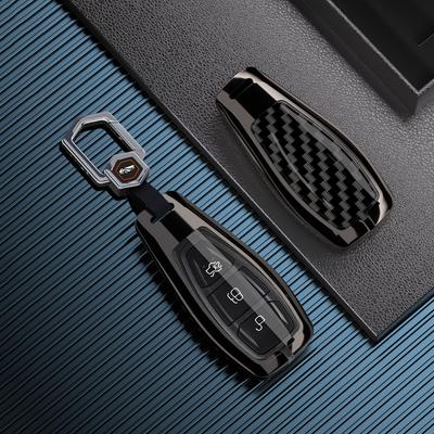 Чехол-оболочка из цинкового сплава для корпуса автомобильного ключа для Ford Focus 3 4 St Mondeo Mk3 Mk4 Fiesta Fusion Kuga Ecosport Защитные аксессуары для брелока