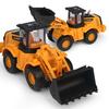 Electric Universal Bulldozer Toy Colorful Projection Lamp Music Bulldozer Simulation Model Engineering Vehicle