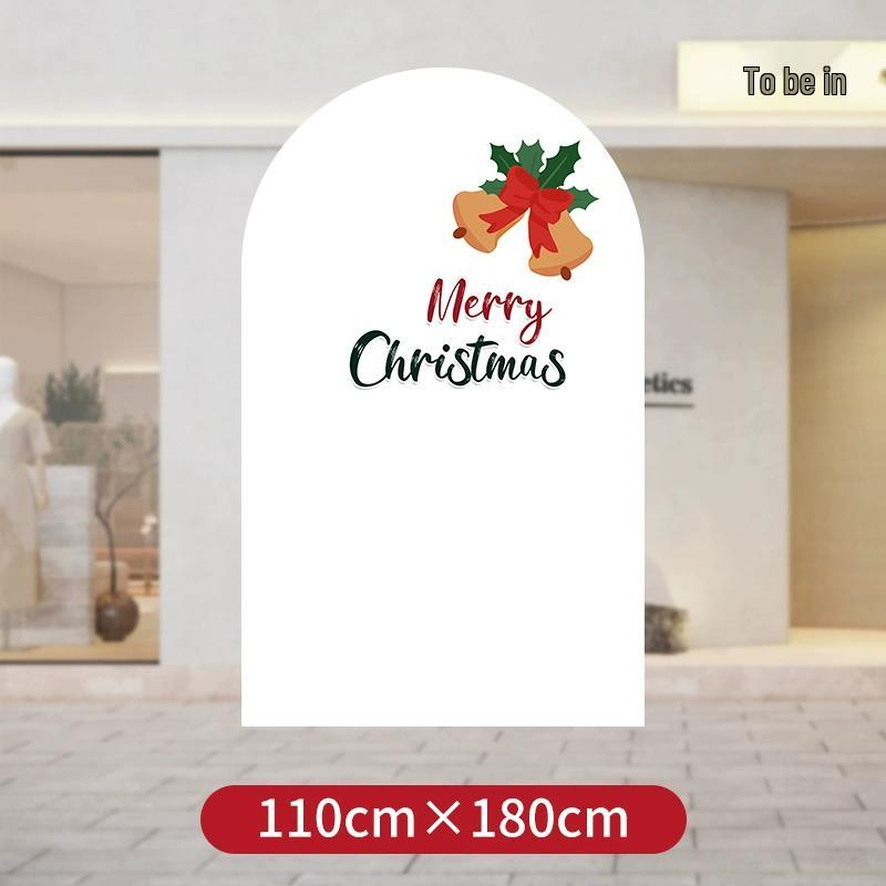 Праздничная рождественская композиция: Декор мероприятия в торговом центре с использованием шарового искусства и задника