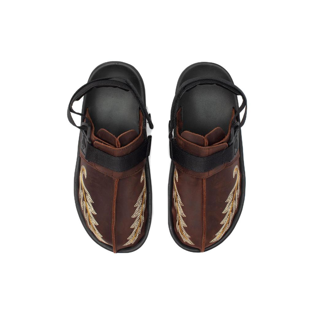 Mountain Research x Reebok Beatnik Сандалии Коричневые Унисекс Кроссовки Кирпично-коричневый Основной черный Чистый серый-7 GX9718