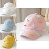Street Style Unisex Baseball Hat With Long Brim For Kids Spring Autumn