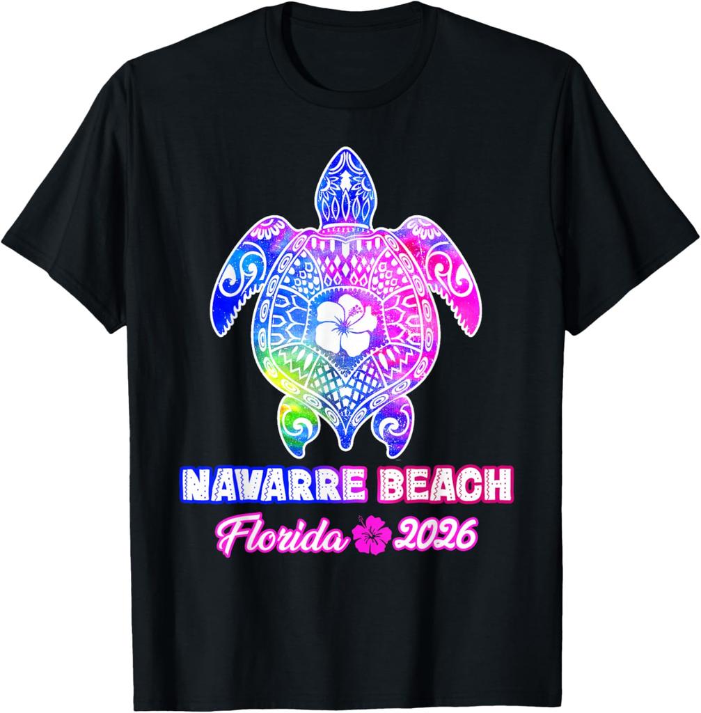 Navarre Beach Florida 2026 Sea Turtle Summer Vacation Group T-Shirt