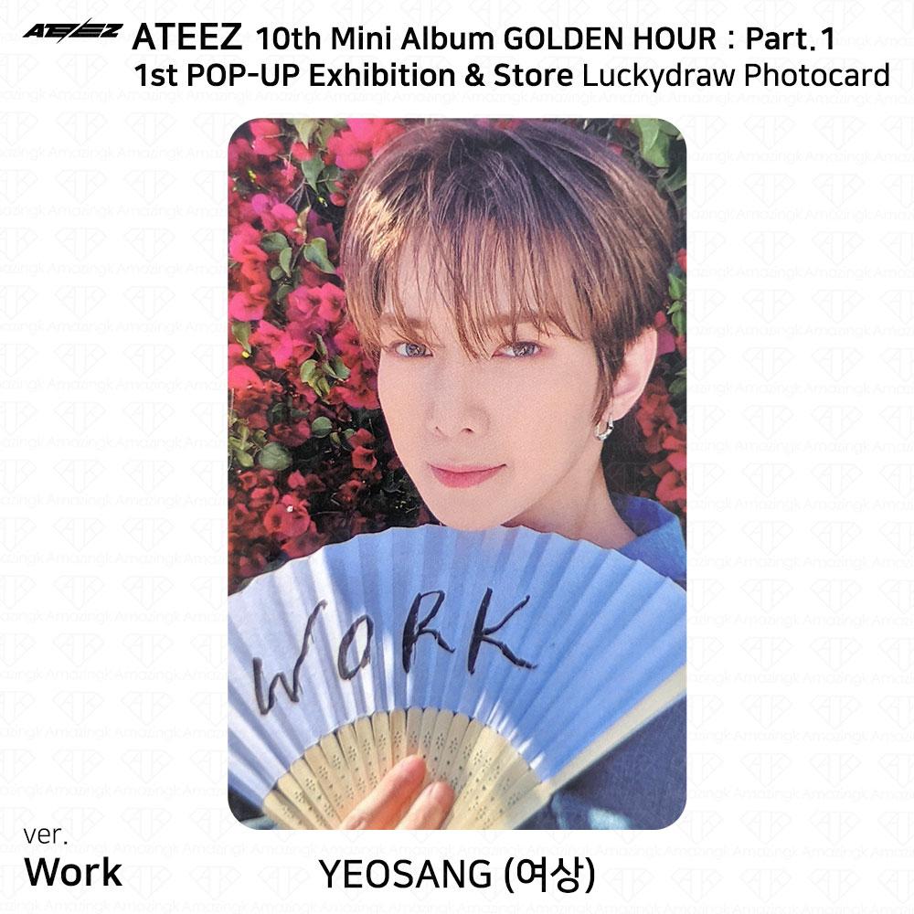 ATEEZ Золотой час Часть 1 Soundwave POP-UP Lucky Draw Фотокарточка