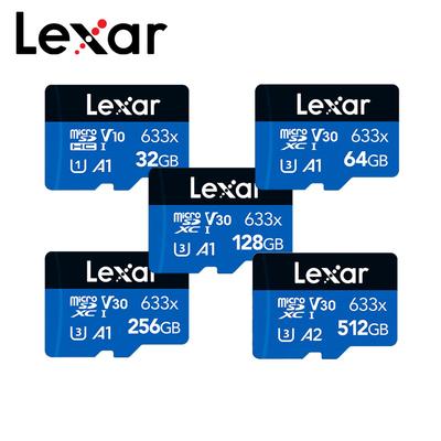 Lexar Карта памяти micro SD TF 128 ГБ 663X Класс 10 A1 До 100 МБ/с чтение 256 ГБ 32 ГБ 64 ГБ 512 ГБ SDXC SDHC V10 U1 V20 A2 Оригинальная флеш-карта Micro SD