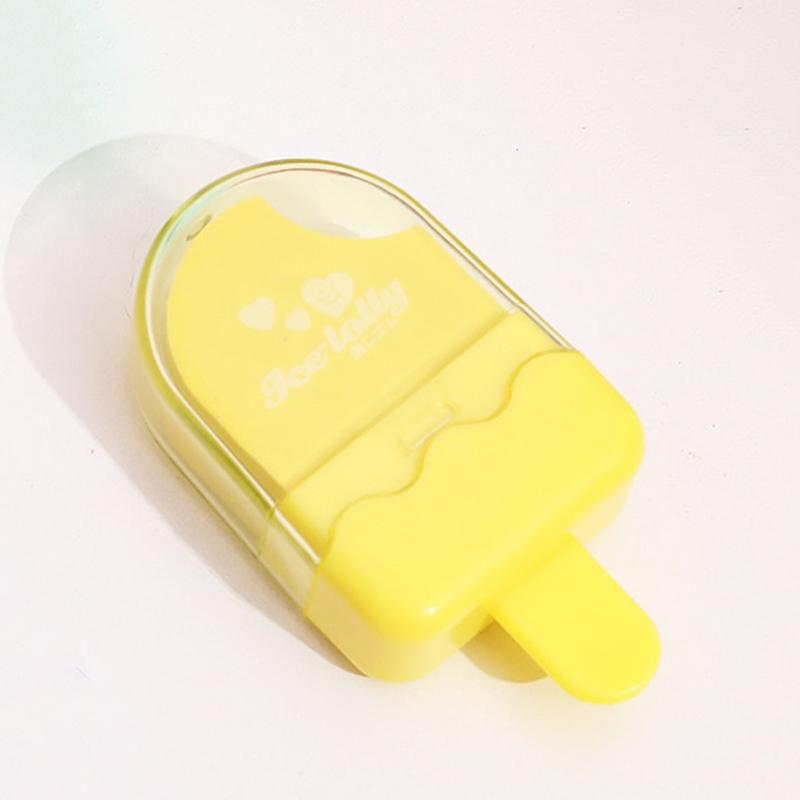 1 шт. мультяшный милый кавайный резиновый ластик с изображением мороженого для детей, новинка, канцелярские принадлежности для офиса и школы