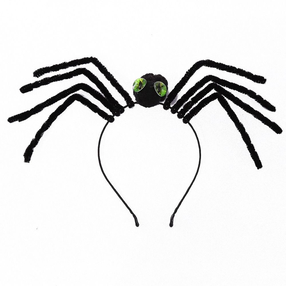 Plush Spider Halloween Headband Headwear Halloween Party Decorations Men