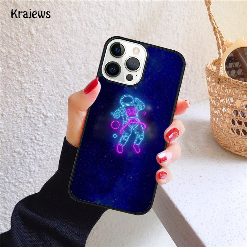 SPACE Soft Phone Case For iPhone 17 Air 16 15 14 Max Plus 11 12 13 Pro Max Phone Cover coque Shell Fundas