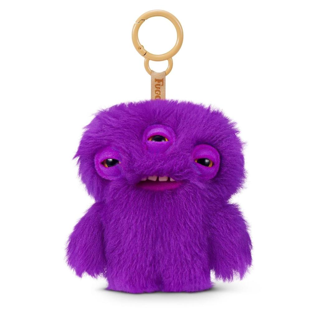 Fuggler Key Ring Laboratory Misfits Annoyed Alien Purple (15760D) Authentic Product
