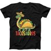 Tacosaurus Dinosaur Taco Mexican Hat Funny Gift Black Tee T Shirt 168