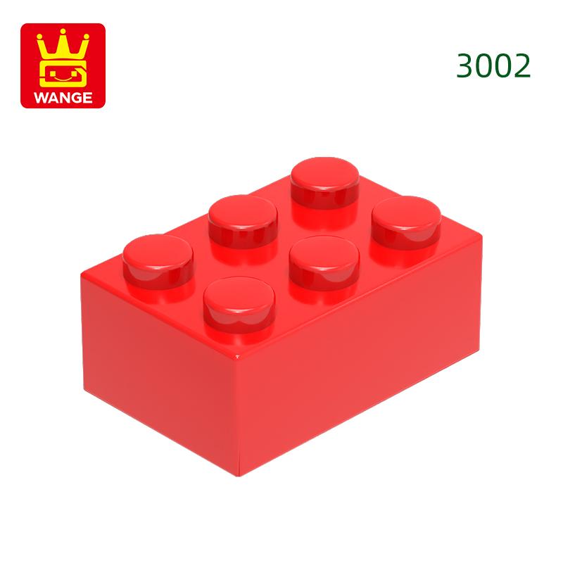 Нетоксичный 55 шт./лот 3002 2x3 Толстые Строительные Блоки Moc Аксессуары Совместимые С Кирпичами Детские Игрушки Подарочная Коробка