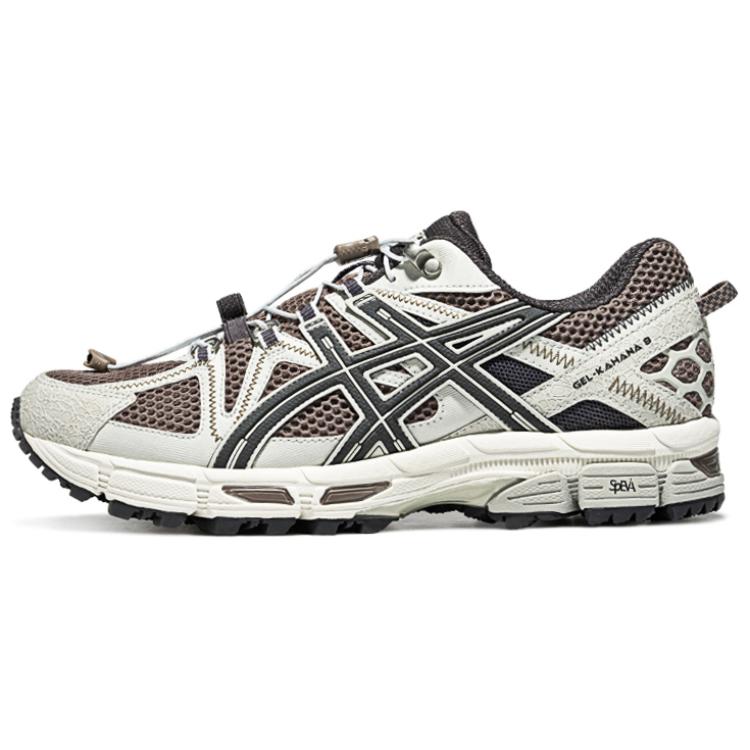 New Asics Gel Kahana 8 FL Low Top Casual Trail Running City Commute Running Shoes Men's Brown Black 1011B828-201