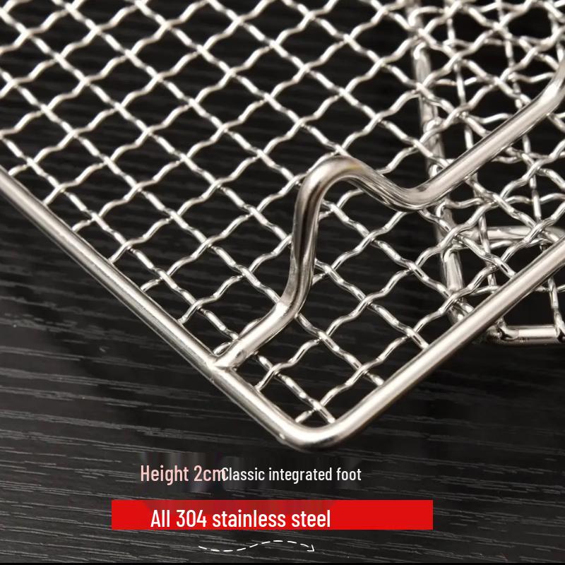 Прямоугольный набор решеток для гриля и охлаждения из нержавеющей стали 304 с ножками