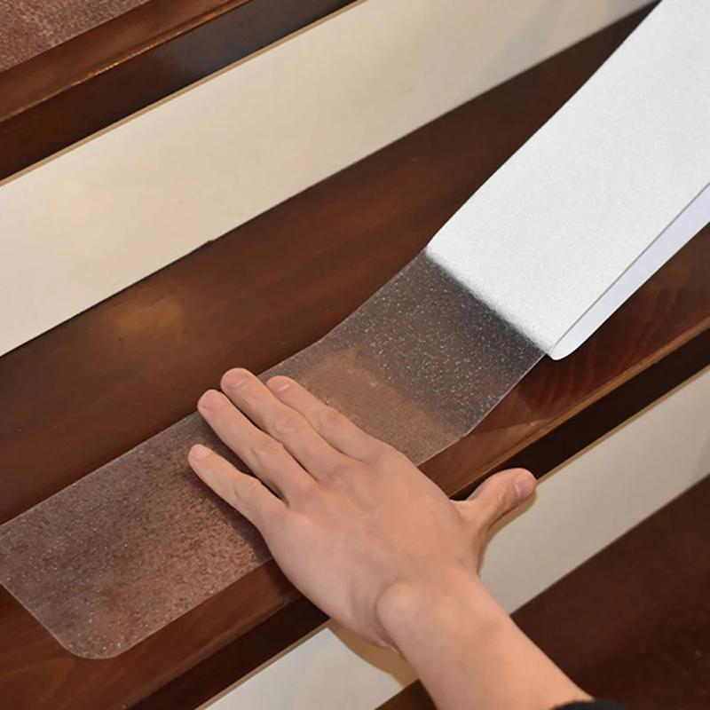 Противоскользящие наклейки для лестниц Противоскользящая прозрачная напольная лента Прозрачные накладки на ступени Защитный набор для ковра Для домашних животных Детей Пожилых людей