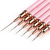 5Pcs/set Nail Art Liner Brushes Set Elongated Striping Drawing Professional