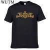 Band Justice T Shirt 100 Cotton Men Shirt
