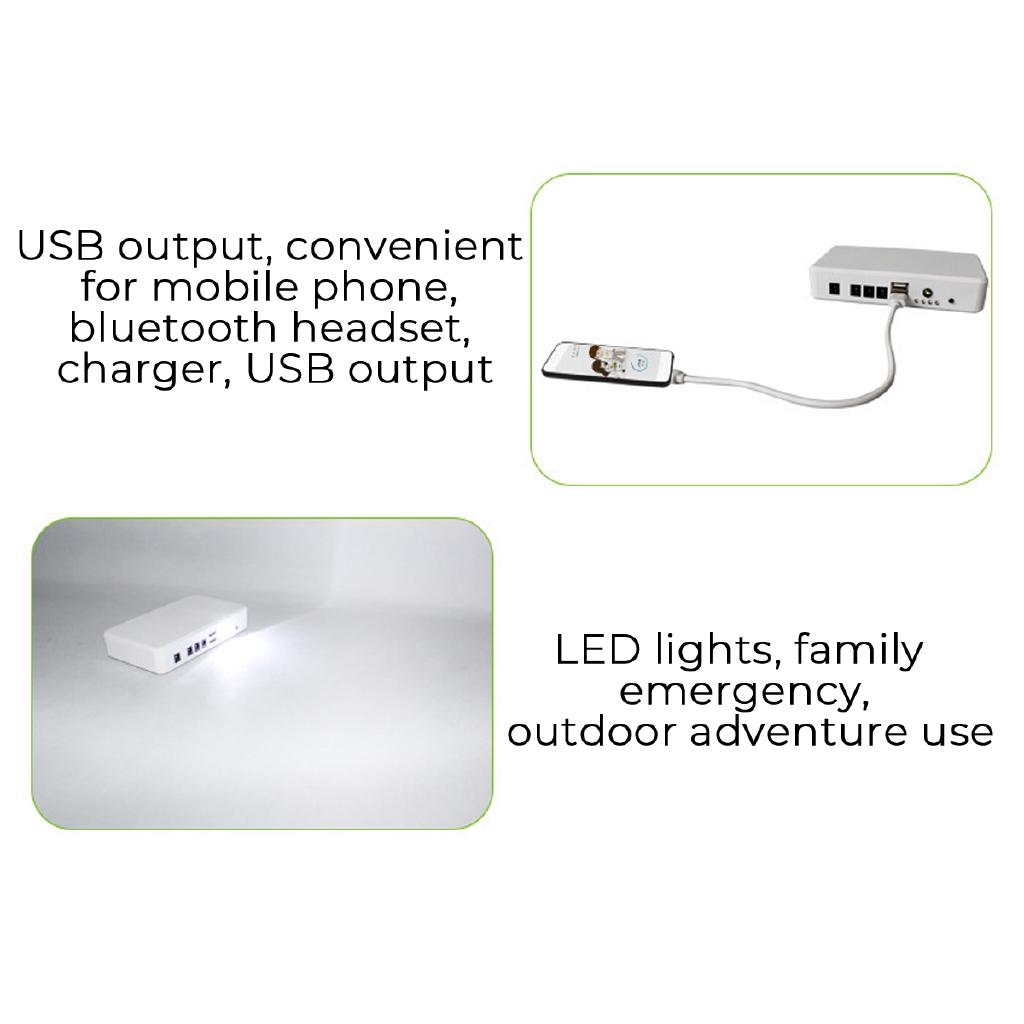 5 В Солнечный генератор Зарядное устройство для хранения 2 USB зарядных устройства 3 светодиодные солнечные лампочки