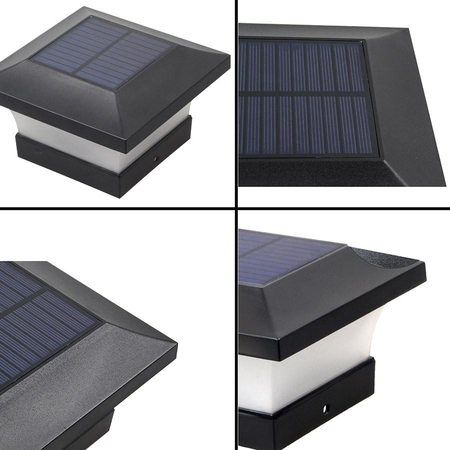 Светодиодные солнечные лампы IP65 водонепроницаемые светодиодные фонари для ограждения настила солнечные фонари для столбов уличные патио сад солнечные фонари Stigma