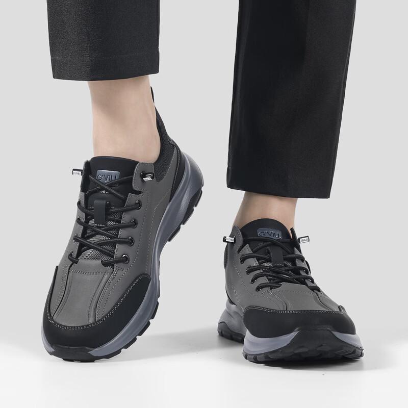 Мужская кожаная обувь Guizhibu в стиле Business Casual / Sport