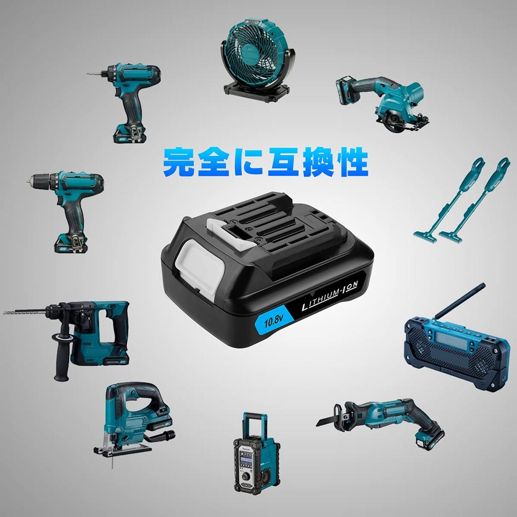 Powilling BL1015B Совместимые с Makita электроинструменты Makita BL1015 BL1030 BL1040 BL1050 BL1060 Литий-ионный аккумулятор Пылесос Makita 3000 мАч bl1015b