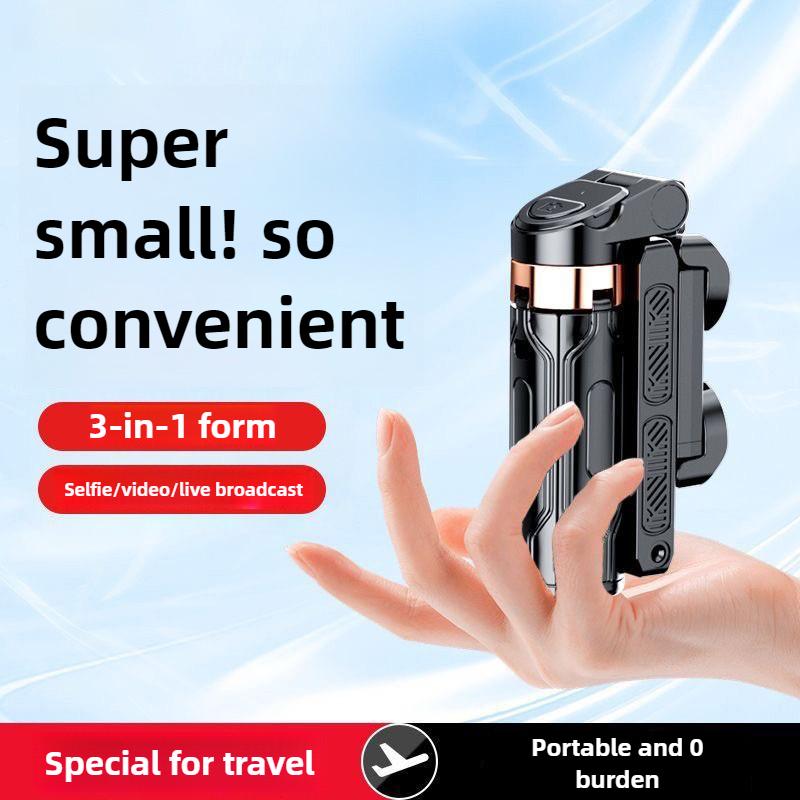 Мини штатив-селфи-палка 3в1, подставка для телефона со съемным пультом, портативный дорожный штатив-селфи-палка, держатель для телефона с защитой от тряски