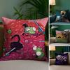Cartoon I-Invader Z-Zim Pillow Case Plush Fabric Soft Double Sided Print Sofa Cushion Cover Throw Pillow Covers