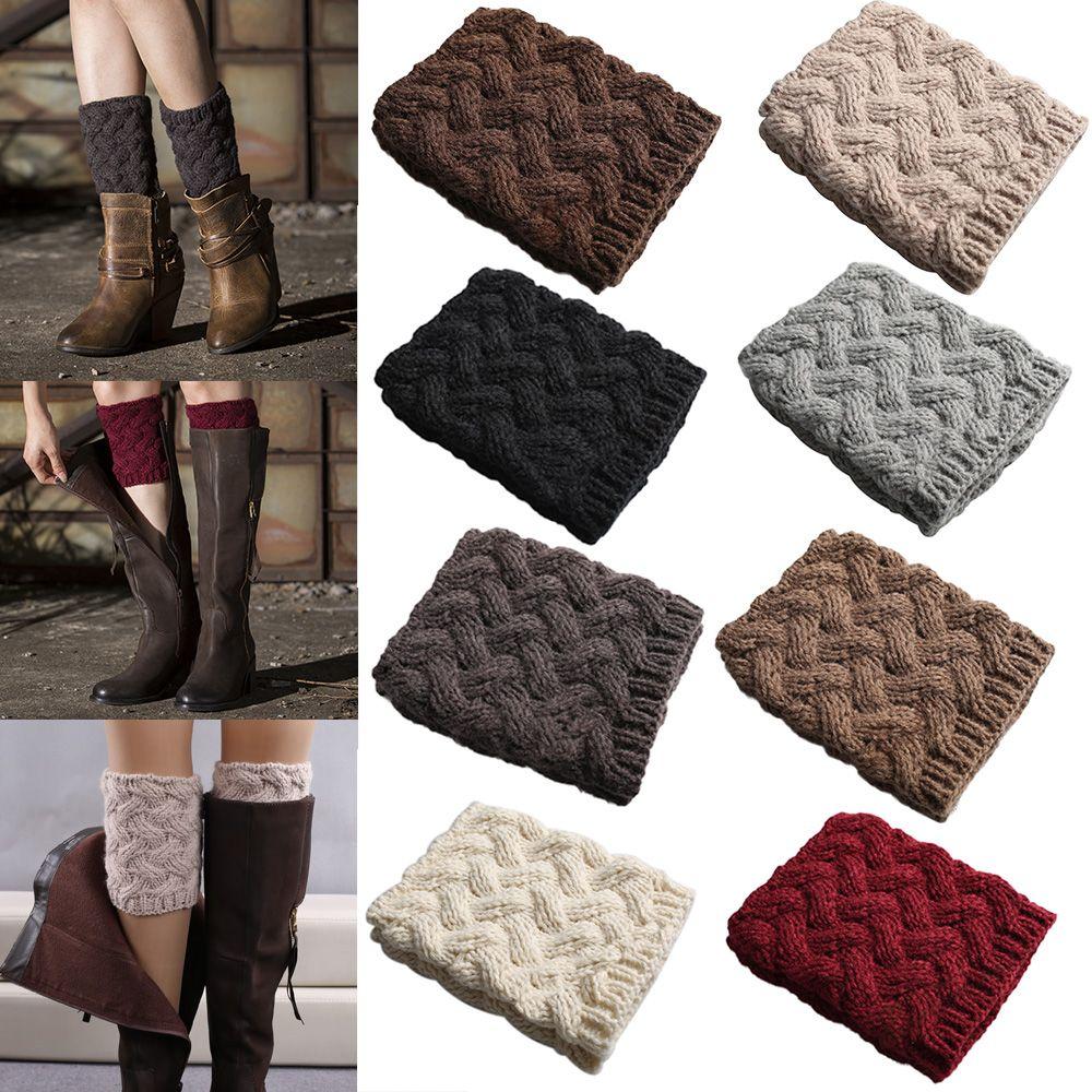 Манжеты Обувь Аксессуары Вязаные гетры Вязаные гетры Носки Носки для ботинок Гетры до колена