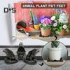 3 шт., кашпо для животных, горшок на ножках, устойчивый к атмосферным воздействиям, в помещении и на открытом воздухе, черепаха, лягушка, собака, держатель для цветочного горшка, подставка для лифта, фигурка из смолы, статуя, скульптура