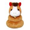 Sanei Boeki 2026 Zodiac Umamochi (Brown) W7 x D6.5 x H10cm Plush Toy