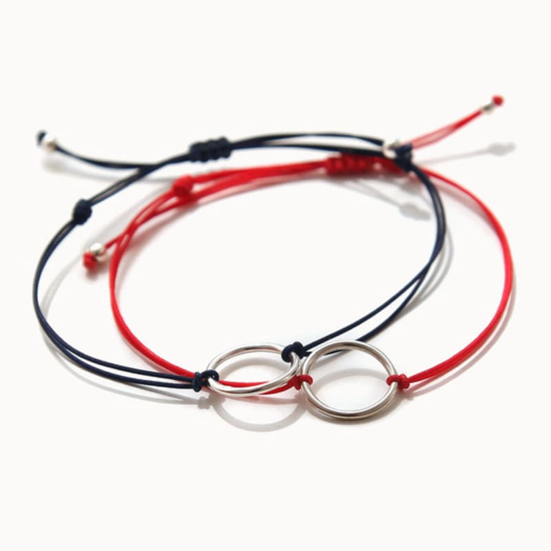 J.Lauren Round Silver Pendant Knot Bracelet B0918