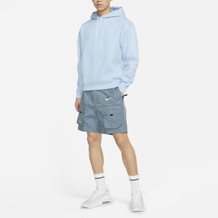 Nike Sweatshirts Men's Blue Hooded Thickened Regular DA0316-436