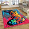 Retro GamePad Games Console Game Boy Cartoon Carpet Rug for Bedroom Living Room Home Sofa Decoration,kids Large Decor Floor Mat