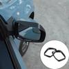 glossy black ABS Side Mirror Eyebrow Cover Trim 2pcs For Ford Maverick -