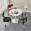 Modern Simple Backrest Chair High-end Dining Chair Upholstered High-value Chair