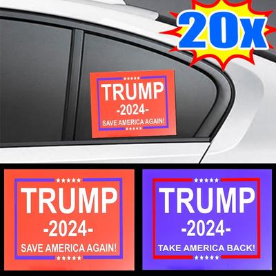 2024 Трамп поддерживает наклейки на автомобиль, авто, мотоциклы, ТРАМП ВЕРНЕТ Америку, декоративная наклейка, наклейки для всеобщих выборов в США MAGA