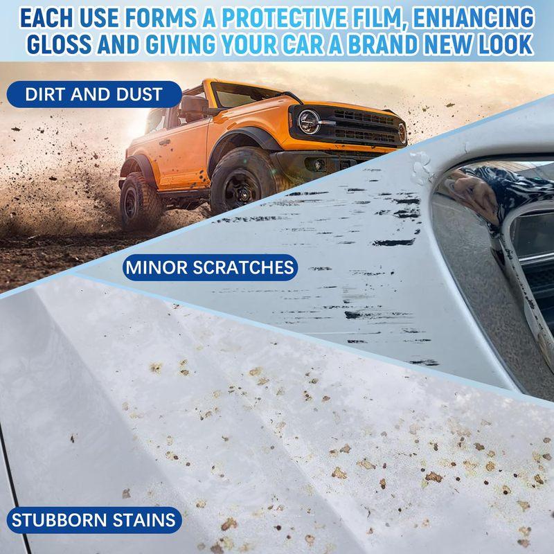 1-5PCS Car Nano Coating Spray Auto Quick-Dry Coating Hydrophobic Protection Polishing Maintenance Renewal Agent Accessories