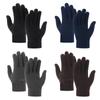 Men Gloves Fleece Outdoor Sport Women Gloves Furry Warm Mitts Thick Plush Full Finger Mittens