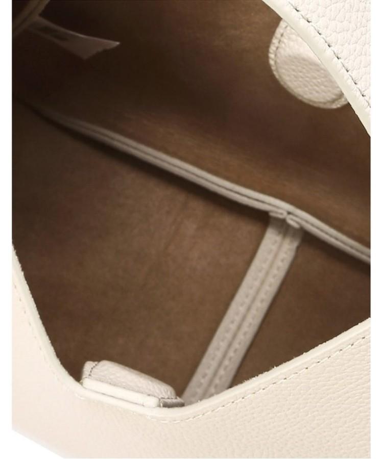 Athe Vanessabruno [Maron] Ivory Shrunken Leather Tote Bag Mini Aaba6E405Iv