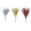 10 Pcs Artificial Flowers Faux Berries Fake Flower For Christmas New Year DIY Floral Art Plant Home Office Party Decoration