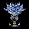 Прозрачный подсвечник в виде цветка лотоса 8 цветов фигурки лотоса подставка для свечи декор для ужина
