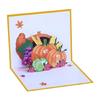 3D Pop-up Открытка с тыквой на День Благодарения Свадебные Карточки с Поздравлениями на Новый Год