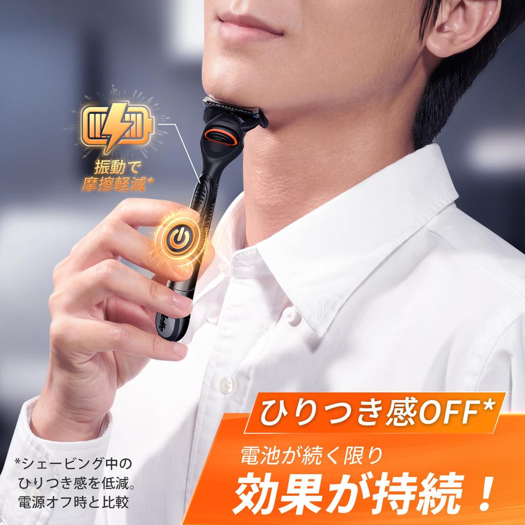 Gillette Razor Electric Razor Body Replacement Blades 14 Pieces Black Long-lasting Fusion,