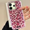 Korean Fashion Pink Leopard Print Phone Case for Xiaomi Redmi Note 15 14 13 12 11 10 10S 8 9 Pro 15C 9C 13C 14C A3 11S 9C Cover