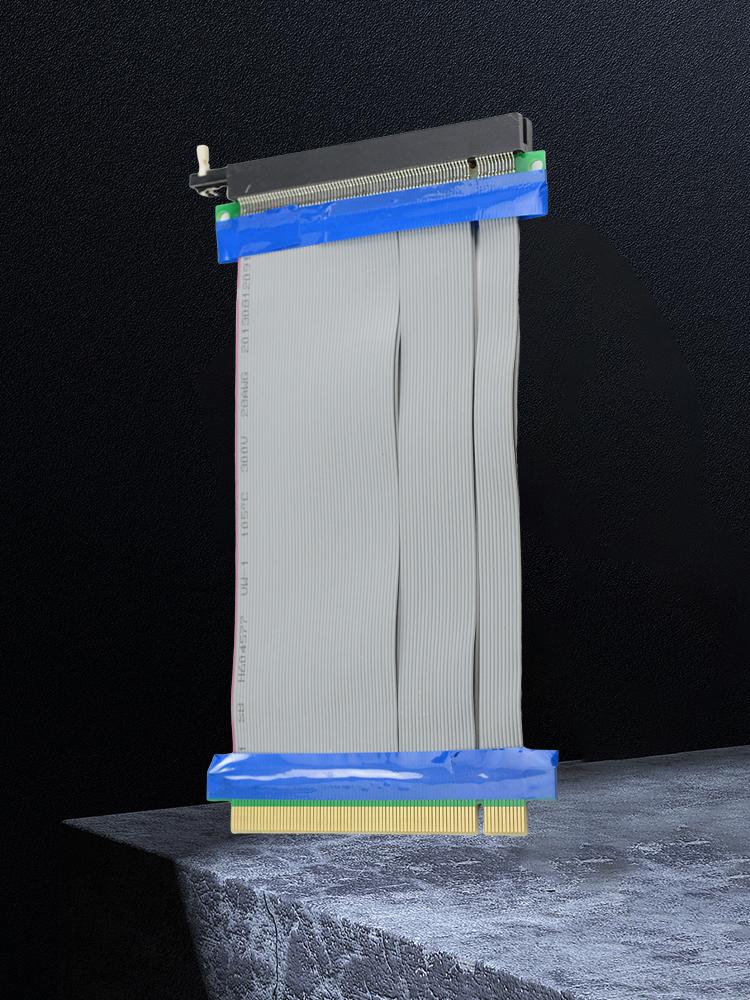 PCI Express 16X Riser Card Extender Flexible Extension Cable 15cm DIY Electronics for 1U 2U Small Case